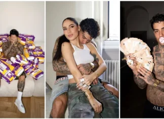 Tony Effe e Giulia De Lellis in attesa della loro prima figlia: l’annuncio social svela il nome