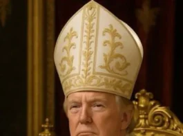 Trump vestito da Papa? L’arcivescovo di New York non ci sta (e glielo dice in italiano)