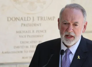 L’ambasciatore statunitense smentisce le voci sul riconoscimento della Palestina