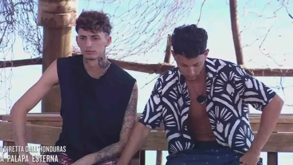 Spadino e Nunzio a "L'Isola dei Famosi" - Photo Credits Super Guida TV