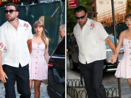 Taylor Swift torna alla sua Lover era con il suo Balmain rosa baby