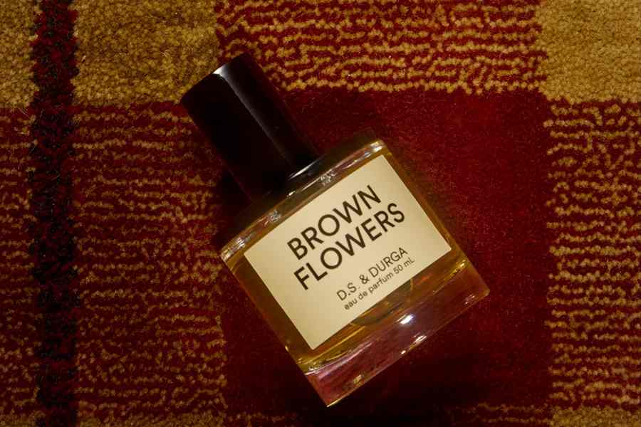 brown flowers