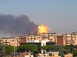 Roma, esploso un distributore GPL a Villa De Sanctis: il boato avvertito in tutta la città