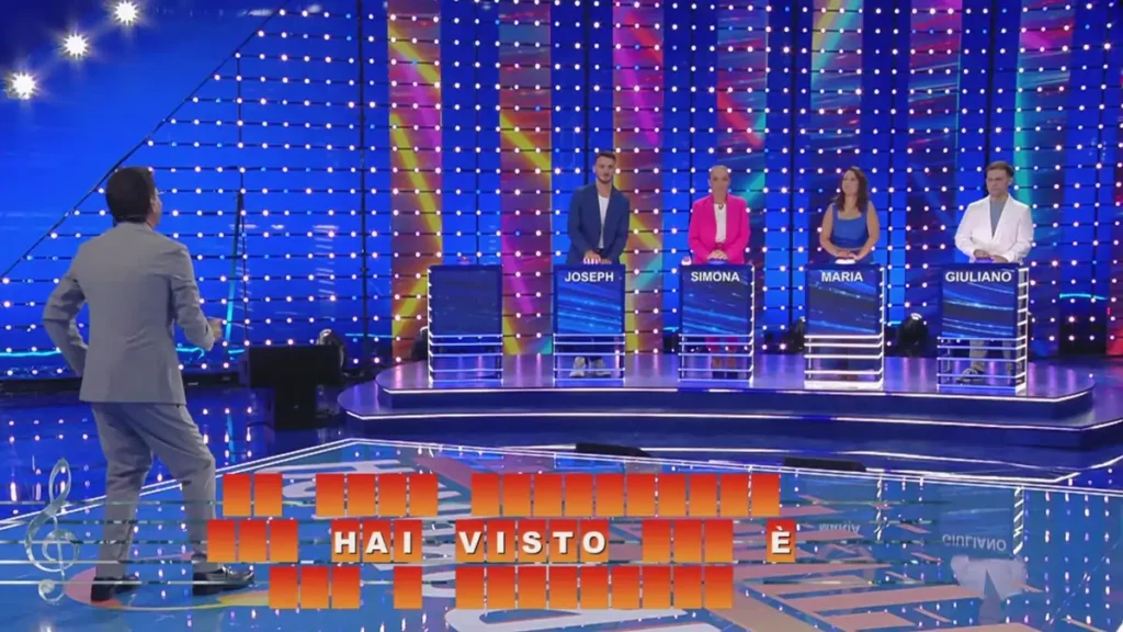 "Sarabanda" con Enrico Papi - Photo Credits Mediaset Infinity
