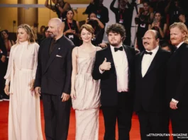 I look del red carpet della seconda serata di Venezia 82: il total red di Emanuela Fanelli vince