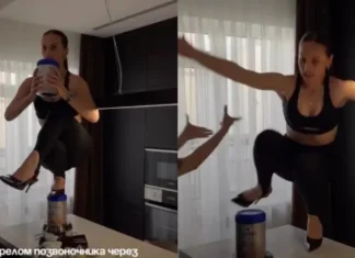 L’influencer Mariana Vasiuc si è fratturata la spina dorsale a causa della “heel challenge”