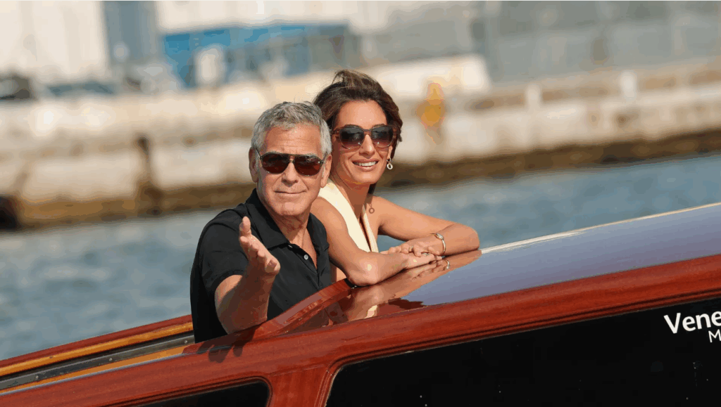 Red carpet Clooney e Alamuddin