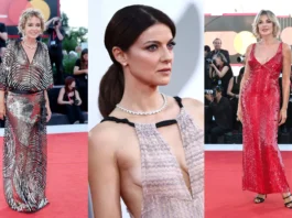 I look del red carpet della nona serata di Venezia 82: Emanuela Fanelli in black, vince Valeria Golino
