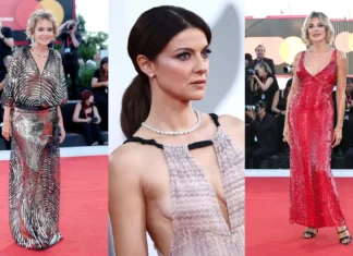 I look del red carpet della nona serata di Venezia 82: Emanuela Fanelli in black, vince Valeria Golino