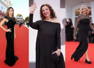 I look del red carpet della decima serata di Venezia 82: Stefania Sandrelli e Laura Chiatti dominano la passerella in nero