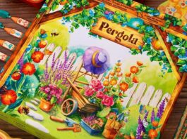 Pergola, la recensione del gioco da tavolo: decora il tuo giardino senza regole pergola cover ph asmodee