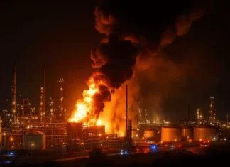 Droni ucraini hanno colpito una delle più grandi raffinerie di petrolio della Russia