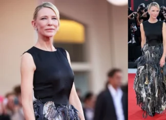 I look beauty della quinta serata di Venezia 82: Cate Blanchett riporta la riga laterale sul red carpet