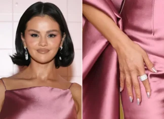 Le Jelly Chrome nails di Selena Gomez sono la manicure più cool dell’autunno (e sì, sembrano ali di fata metalliche)