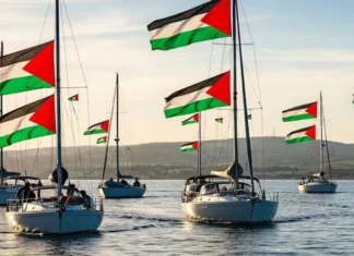 19 navi intercettate, 23 in rotta: la Flotilla a tutta velocità verso Gaza, a sole 46 miglia di distanza