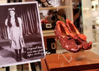 Ma che fine hanno fatto le Ruby Slippers di Dorothy de Il Mago di Oz?