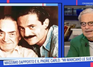 Chi sono la moglie e il figlio di Massimo Dapporto e il rapporto con il padre Carlo