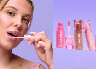 Millie Bobby Brown e la sua nuova era soft-mom beauty (spoiler: c’entra un lip oil che sembra un cuscino)