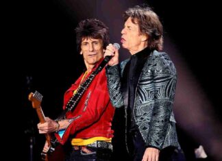Ronnie Wood celebra i 50 anni nei Rolling Stones con quattro ritratti della band Ronnie Wood celebra i 50 anni nei Rolling Stones con quattro ritratti della band