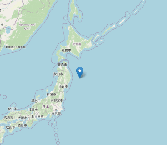 Terremoto di magnitudo 6.7 al largo delle coste in Giappone, rischio tsunami