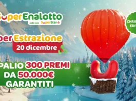 Al via “SuperEstrazione”, l’iniziativa di SuperEnalotto con 300 premi garantiti