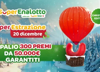 Al via “SuperEstrazione”, l’iniziativa di SuperEnalotto con 300 premi garantiti