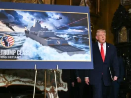 Trump presenta la Trump-class USS Defiant, la nuova nave da guerra per la marina Usa