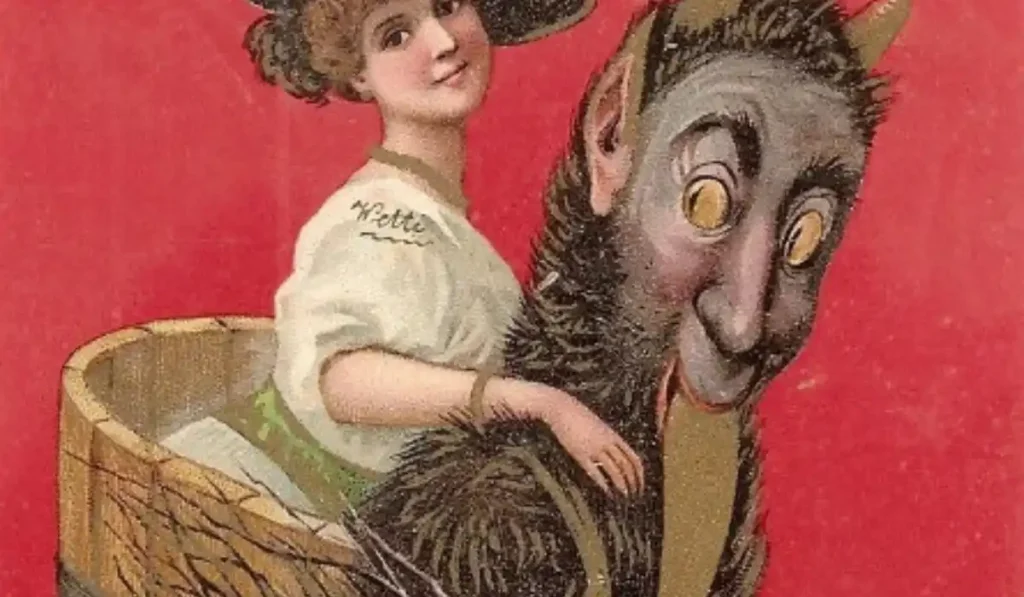 Cartolina del Krampus, 1912 - Photo Credits bambinietopi