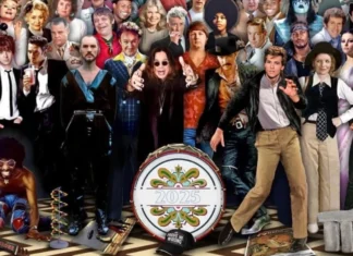 La cover di “Sgt. Pepper’s” del 2025, omaggio alle celebrità scomparse, include Ozzy Osbourne, Rob Reiner, Diane Keaton e molti altri
