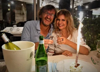 Chi è il compagno di Debora Caprioglio, Francesco De Bortoli: “Fu un colpo di fulmine bellissimo”