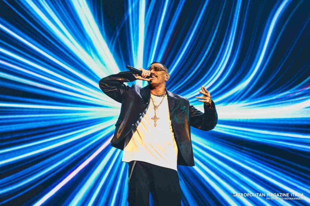 Marracash live Palazzo Dello Sport Roma - Ph © Tommaso Notarangelo