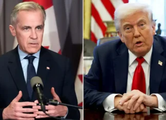Il primo ministro canadese Carney afferma di “non escludere un ruolo militare nella guerra con l’Iran” Carney Trump - Photo Credits The Globe and Mail