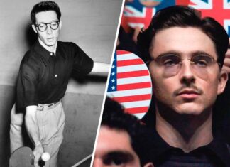 ‘Marty Supreme’: il trucco prostetico di Timothée Chalamet Marty Supreme
