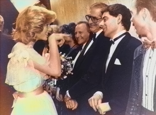 Mr. Bean con Lady Diana