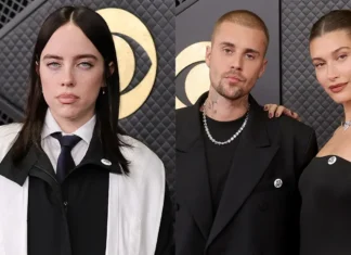 Justin Bieber, Billie Eilish e molte altre star indossavano le spille “ICE Out” ai Grammy Awards 2026