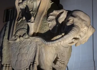 L’Elefantino di Bernini è stato danneggiato: usura o atto vandalico? Elefantino Bernini Danneggiato - Photo Credits RaiNews