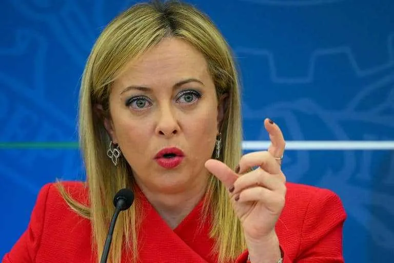 Giorgia Meloni Iran palazzo chigi