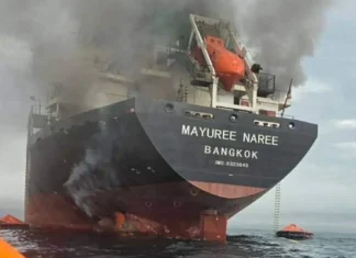 Tre navi colpite nello Stretto di Hormuz e a fuoco due petroliere nel Golfo Persico