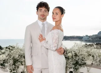 Charles Leclerc si è sposato, chi è la moglie Alexandra Saint Mleux