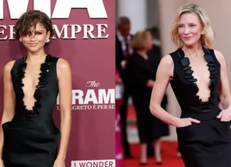 Zendaya ruba (letteralmente) il red carpet di The Drama: il look “borrowed” che riscrive il method dressing