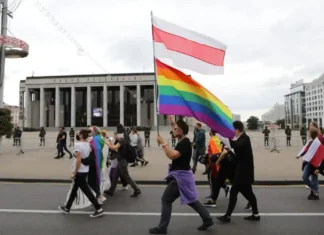 Bielorussia, estesa la repressione per la comunità LGBT+. Sarmant: «Ora ci sono le basi legali per farlo» Bielorussia LGBT - Photo Credits New Eastern Europe