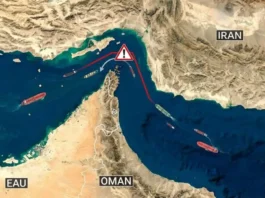 I Pasdaran affermano che il controllo di Hormuz è la strategia definitiva dell’Iran Stretto Hormuz Mine - Photo Credits www.lospecialegiornale.it