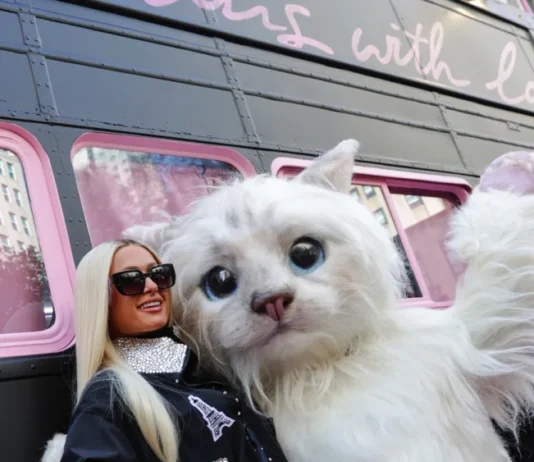 Paris Hilton x Karl Lagerfeld: Herald Square diventa Parigi (con Choupette che ruba la scena, ovviamente)