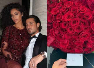 La frecciatina dell’ex moglie di Armando Izzo a Raffaella Fico: l’enorme mazzo di rose e il messaggio d’amore