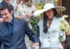 Oggi Dua Lipa e Callum Turner si sono sposati a Londra, prima della grande festa in Sicilia