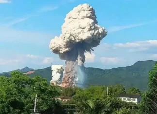 Sale a trentasette il numero delle vittime dell’esplosione in una fabbrica di fuochi d’artificio in Cina