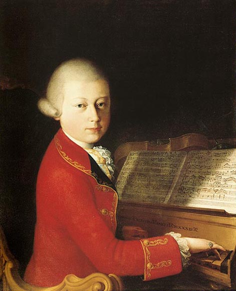 Ritratto di Mozart di Saverio Dalla Rosa. Photocredits barnabys.com