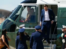 Il vicepresidente degli Stati Uniti JD Vance è arrivato in Svizzera