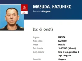 Giappone, Kazuhiko Masuda accusato di rapina-omicidio: finito nella lista dei ricercati dell’Interpol Kazuhiko Masuda Interpol - Screen effettuato dalla pagina ufficiale dell'Interpol