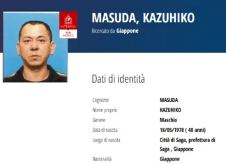 Giappone, Kazuhiko Masuda accusato di rapina-omicidio: finito nella lista dei ricercati dell’Interpol Kazuhiko Masuda Interpol - Screen effettuato dalla pagina ufficiale dell'Interpol